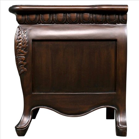 Design Toscano Sorbonne French Nightstand Bombe Table: Each AF2642